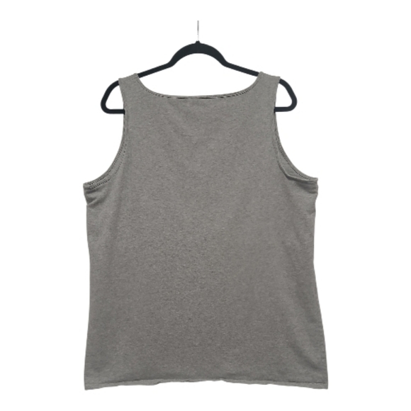 Duluth Trading Women's Plus No-Yank Shelf Bra Tank Gray Size 2X - Picture 4 of 6